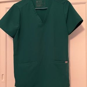 Figs scrub SET- hunter green limited color